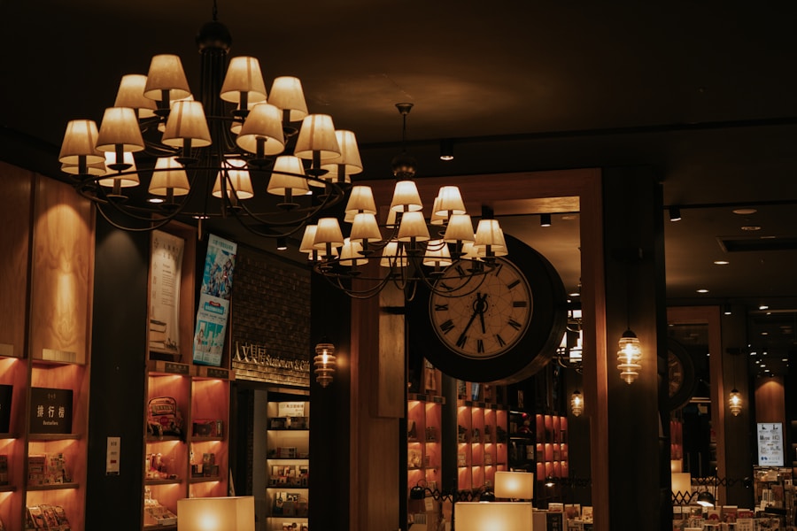 Ambient restaurant lighting