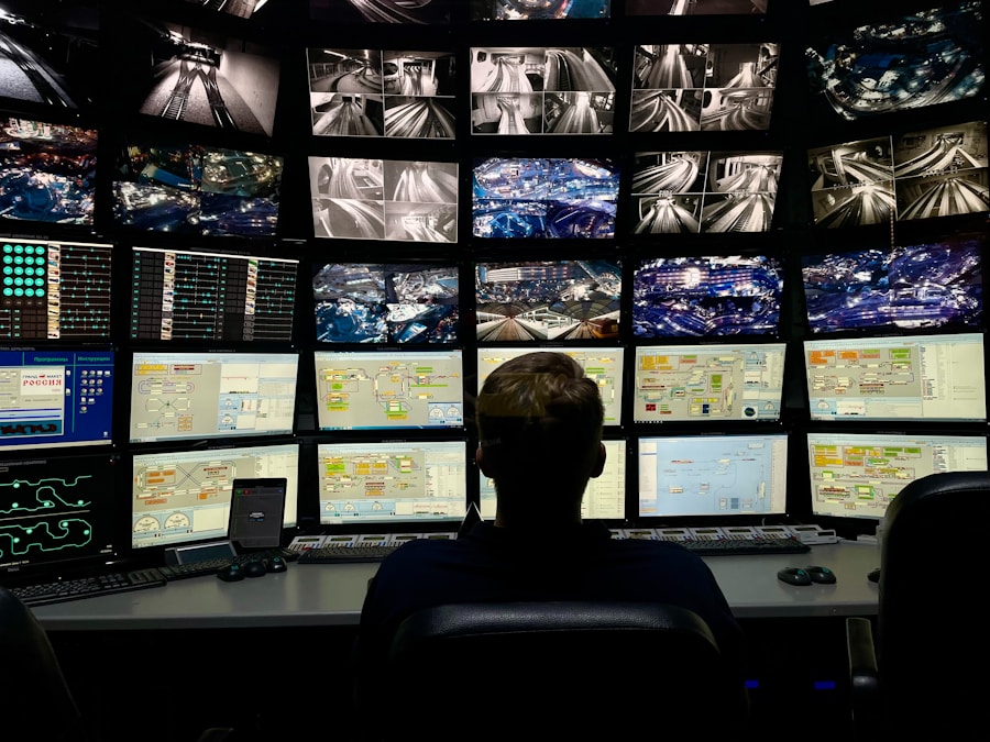 Security monitoring room